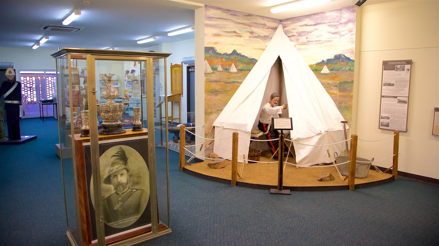 Army Museum North Queensland showing interior views
