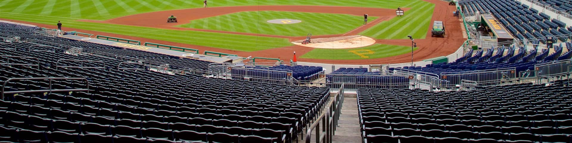 PNC Park showing a city