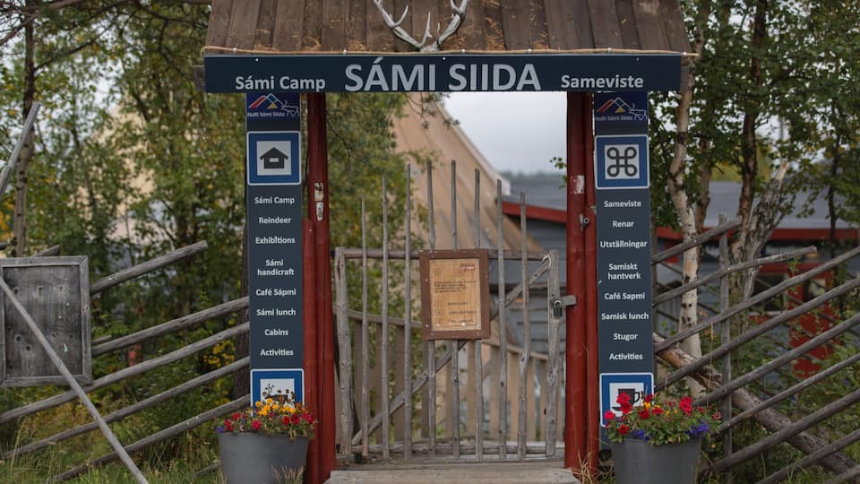 Kiruna showing signage