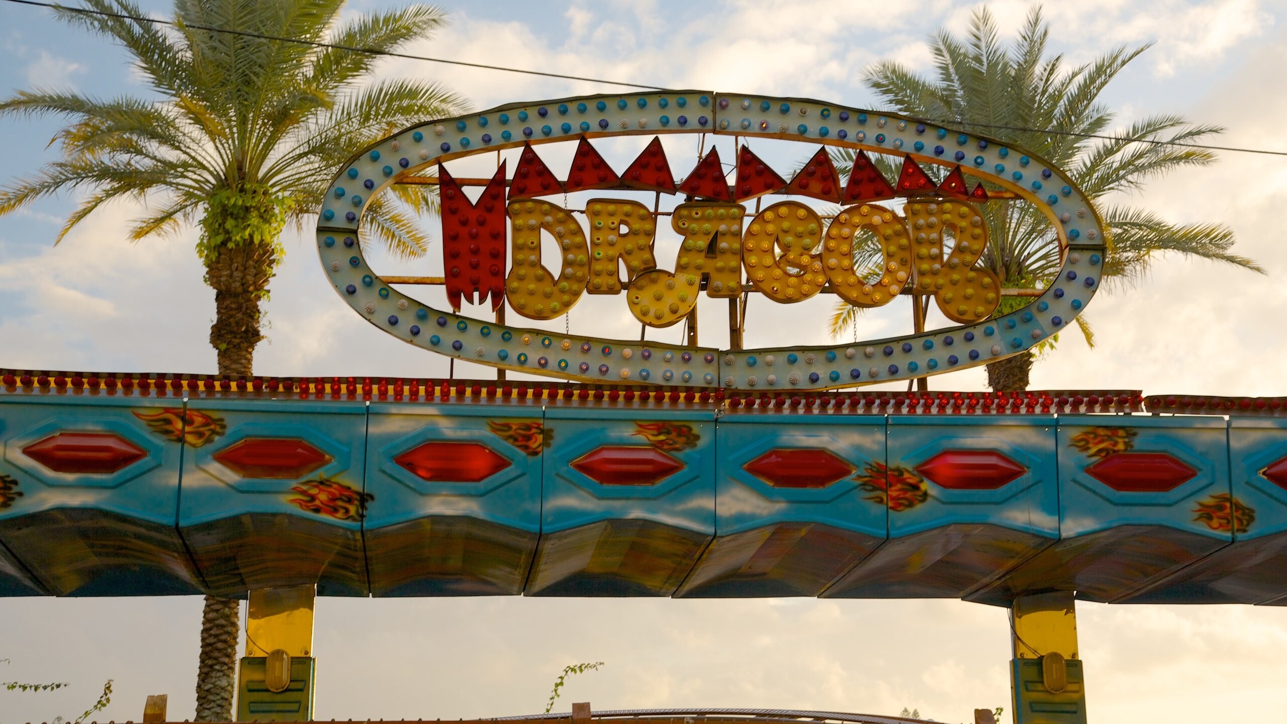 Swap Shop which includes tropical scenes and signage