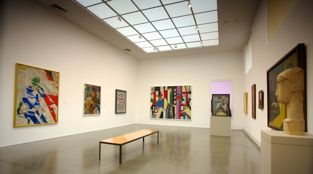 Kunstmuseum van Philadelphia bevat kunst en interieur