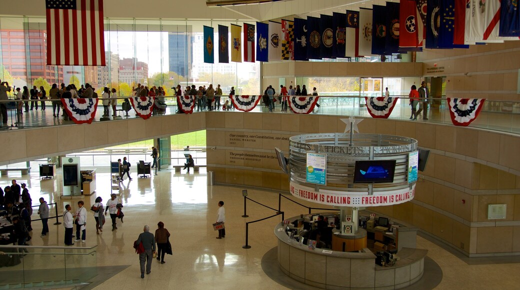 Center City featuring an administrative buidling and interior views