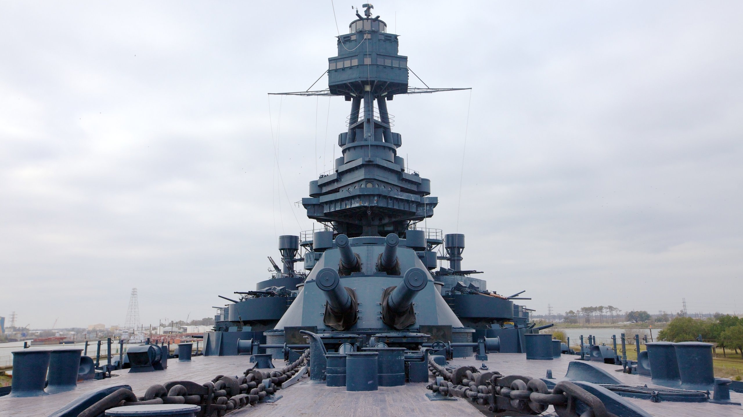 Battleship Texas which includes military items and a memorial