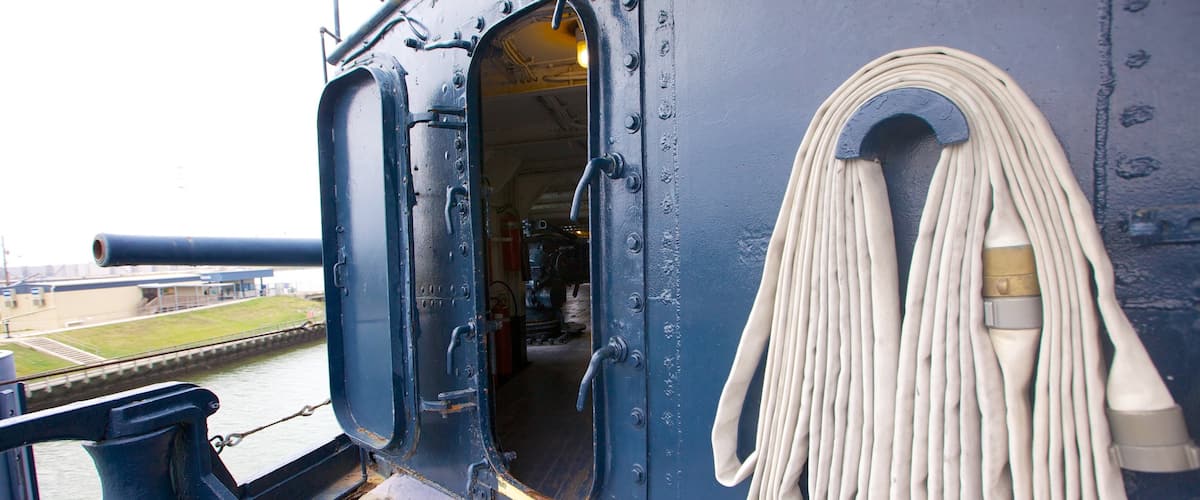 Battleship Texas featuring military items