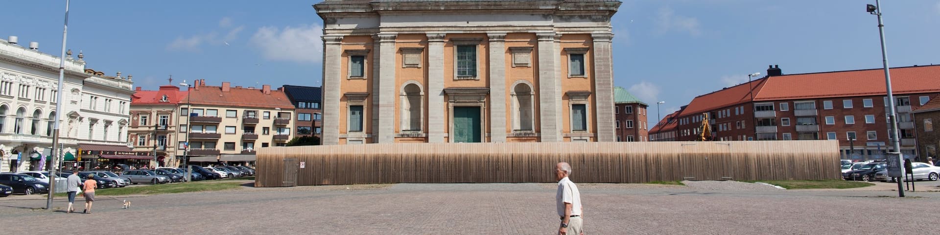 Karlskrona featuring heritage elements and a square or plaza