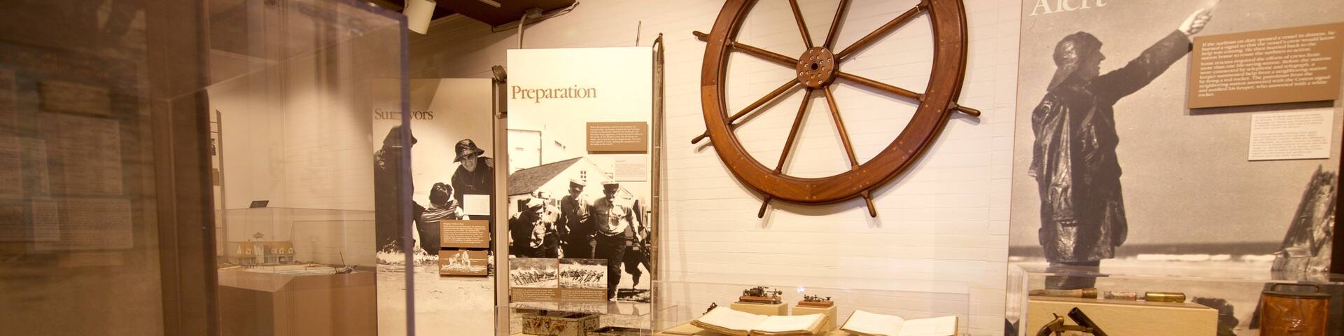 Old Coast Guard Station featuring interior views