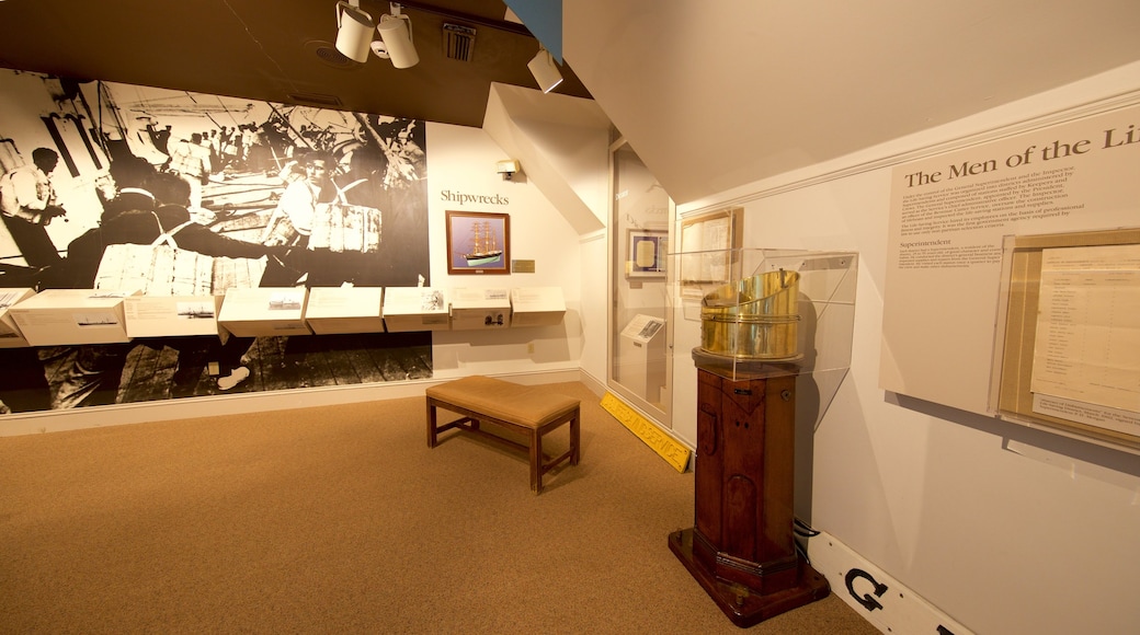 Old Coast Guard Station showing interior views