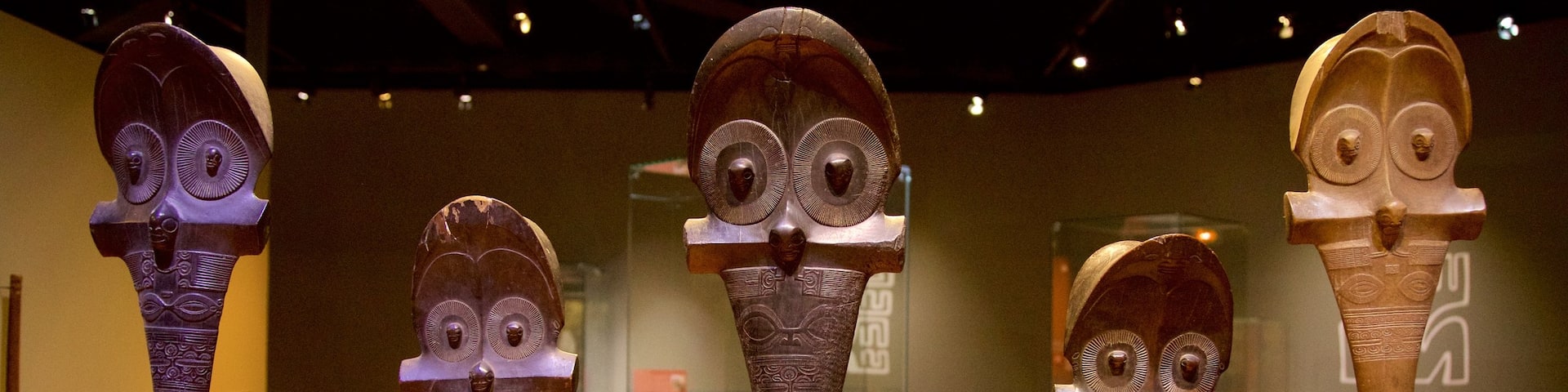 Museum of Tahiti featuring indigenous culture and interior views