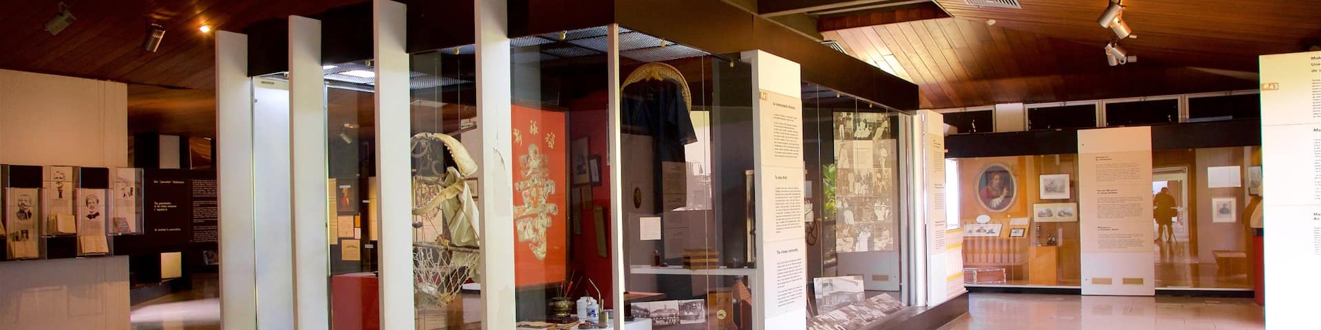 Museum of Tahiti mit einem Innenansichten