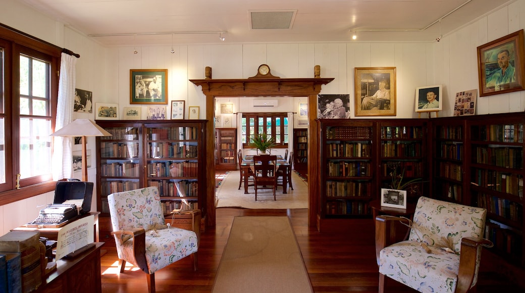 James Norman Hall Home showing heritage elements and interior views