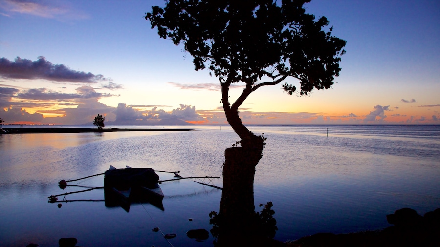 Mahina featuring general coastal views and a sunset