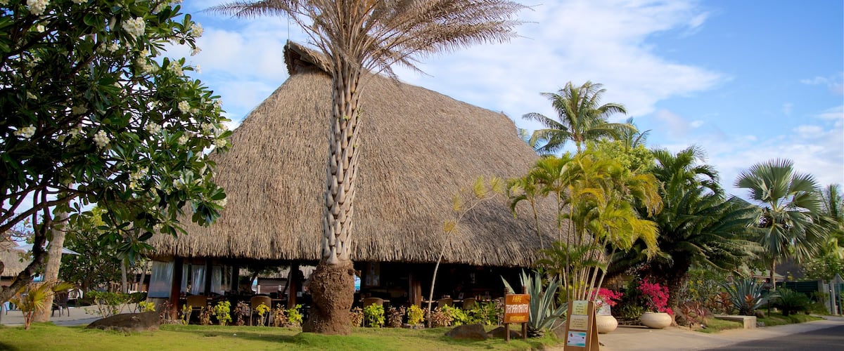 Matira Point showing tropical scenes