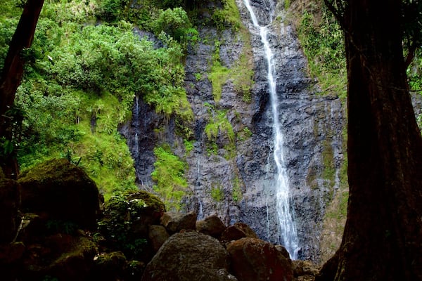 Cascades de Faarumai montrant cascade