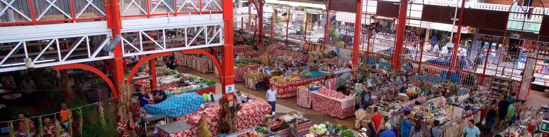 Papeete Market which includes markets