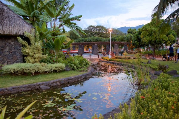 Papeete welches beinhaltet Park und Fluss oder Bach