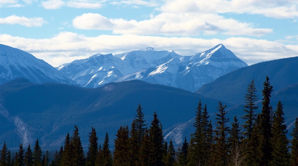 Hinton caratteristiche di neve, montagna e paesaggi rilassanti