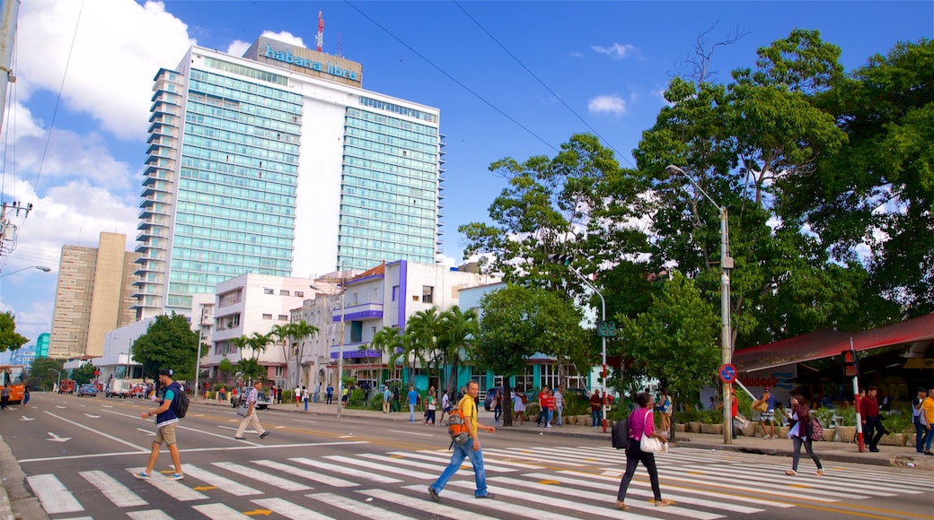 El Vedado featuring a city