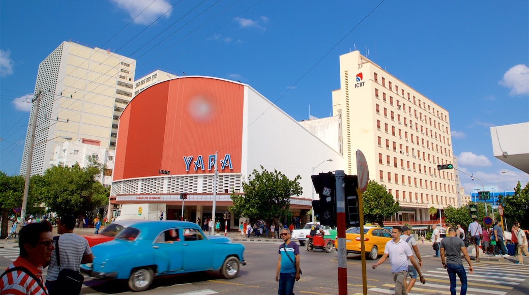 El Vedado showing a city