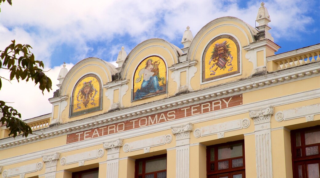 Tomas Terry Theater which includes signage