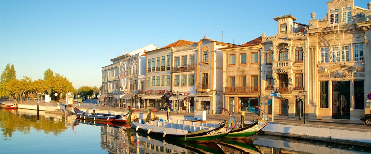 Aveiro District featuring a bay or harbor