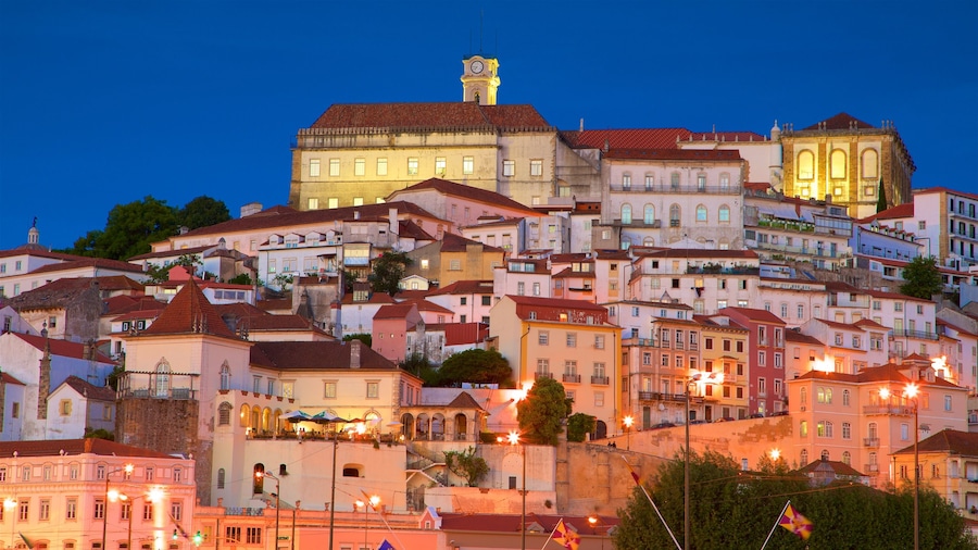 Coimbra showing night scenes