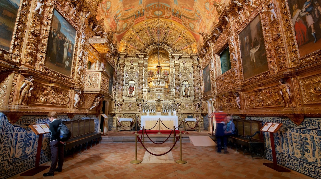 Kirche Santo António das einen Kunst, Innenansichten und Geschichtliches