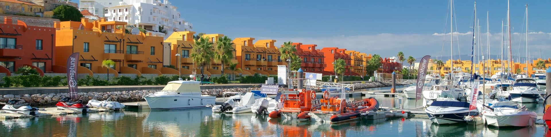 Portimao Marina featuring a bay or harbour
