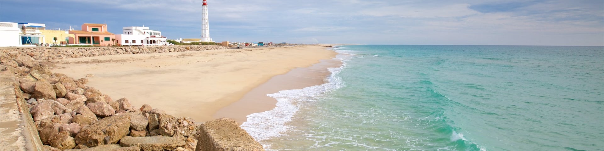 Plage de l\'île Faro montrant vues littorales et plage