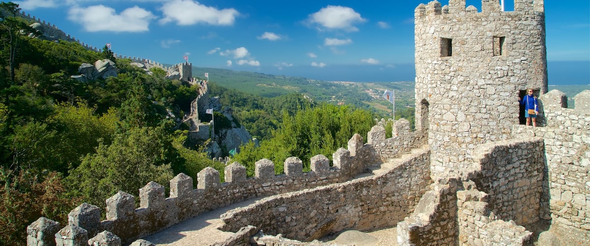 Moorish Castle featuring tranquil scenes, a castle and heritage elements