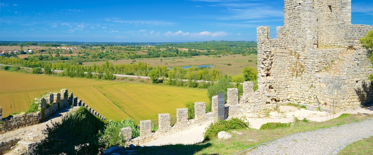 Montemor-o-Velho Castle showing tranquil scenes, heritage elements and a ruin