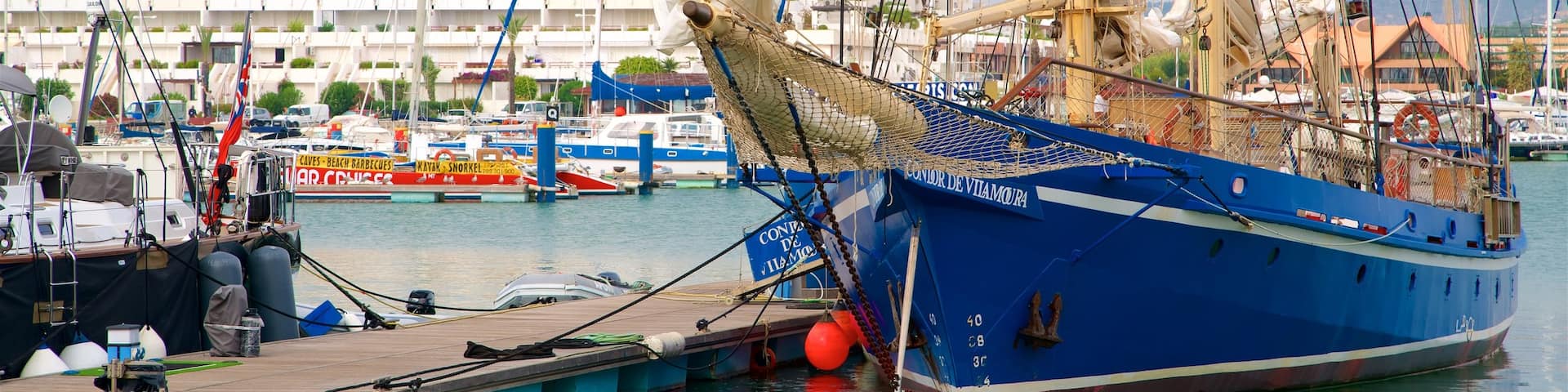 Vilamoura Marina showing a bay or harbor