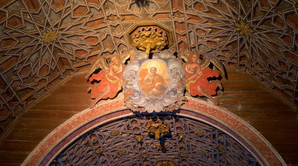 Sintra National Palace featuring religious aspects and interior views