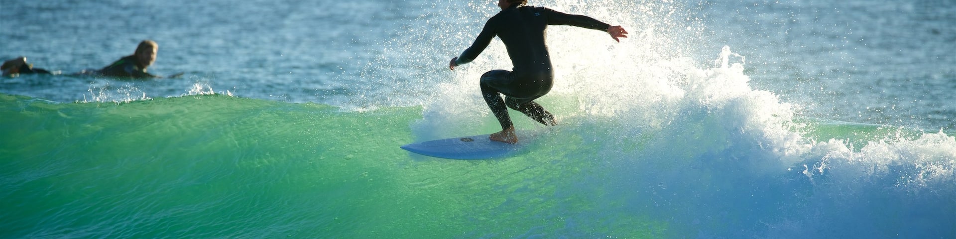 Supertubos Beach showing surf, general coastal views and surfing