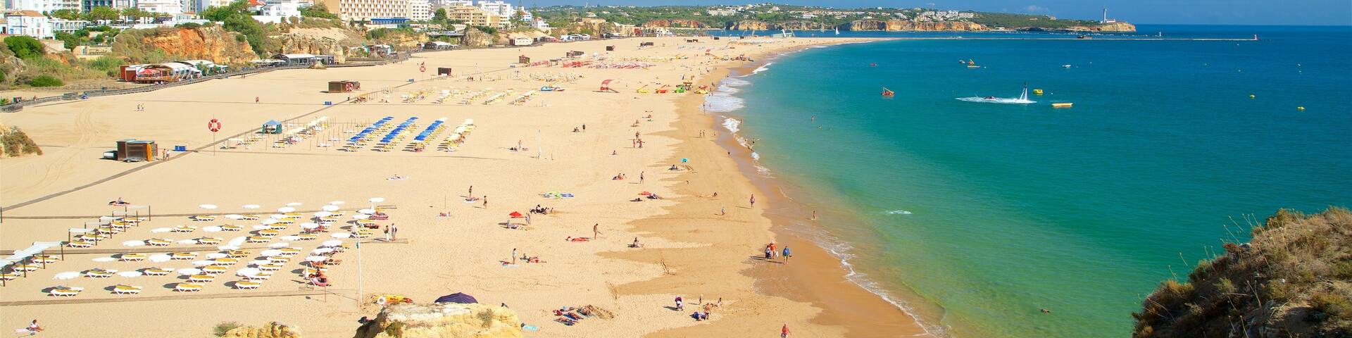 Rocha Beach featuring a coastal town, general coastal views and a sandy beach