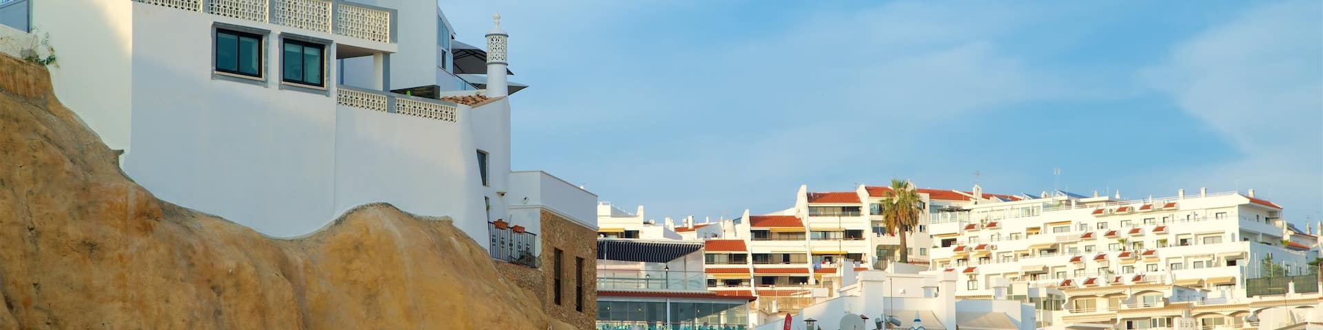 Fisherman\'s Beach featuring a coastal town, a beach and general coastal views
