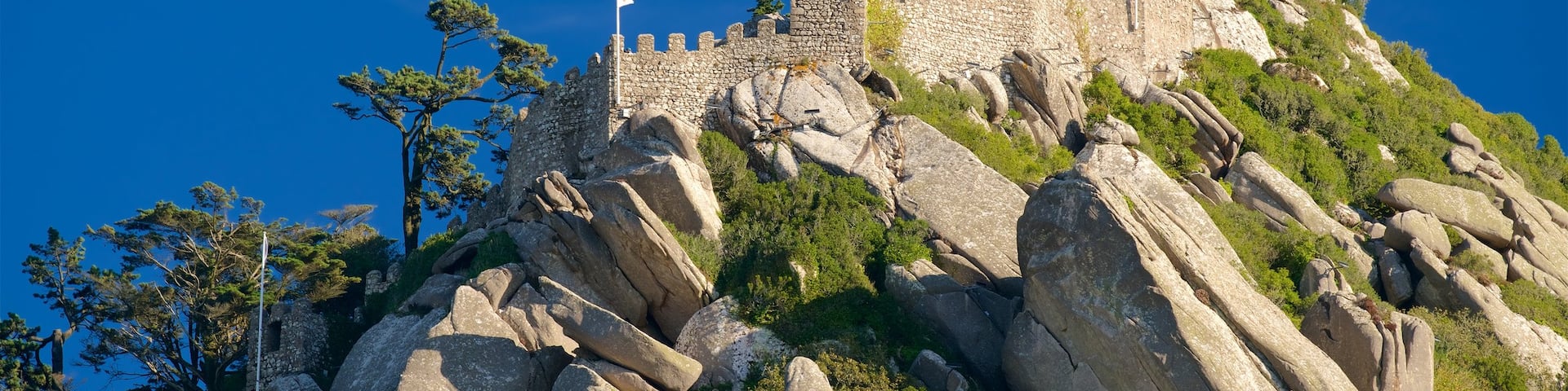 Moorish Castle featuring tranquil scenes and a castle