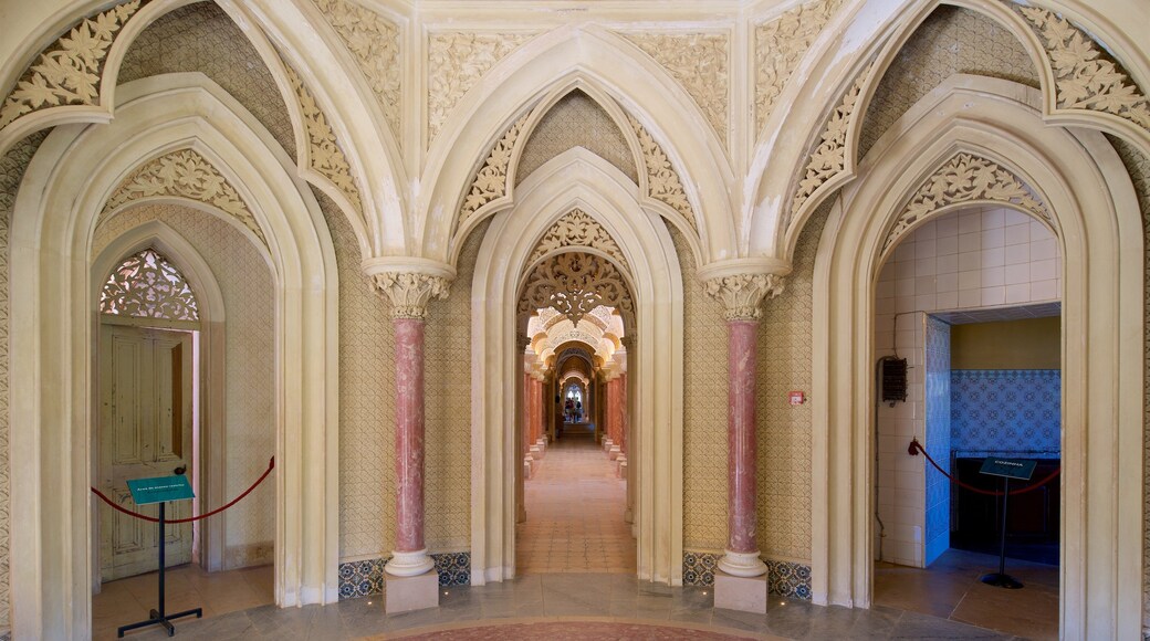 Monserrate Palace featuring heritage elements and interior views