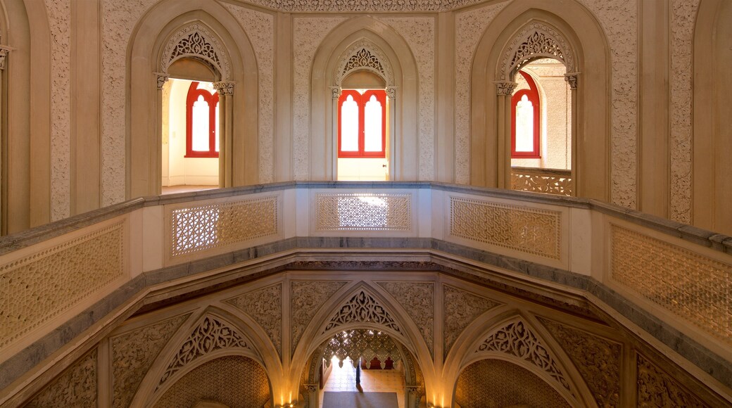 Monserrate Palace featuring heritage elements and interior views