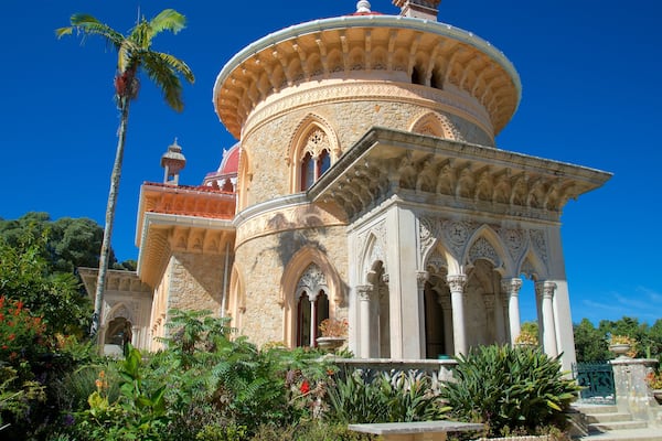 Palácio de Monserrate welches beinhaltet Garten und Geschichtliches