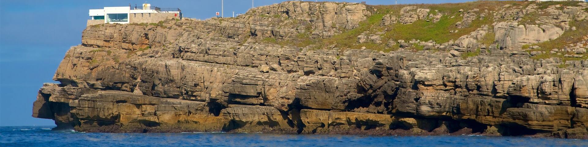 Cabo Carvoeiro showing rugged coastline, general coastal views and a lighthouse