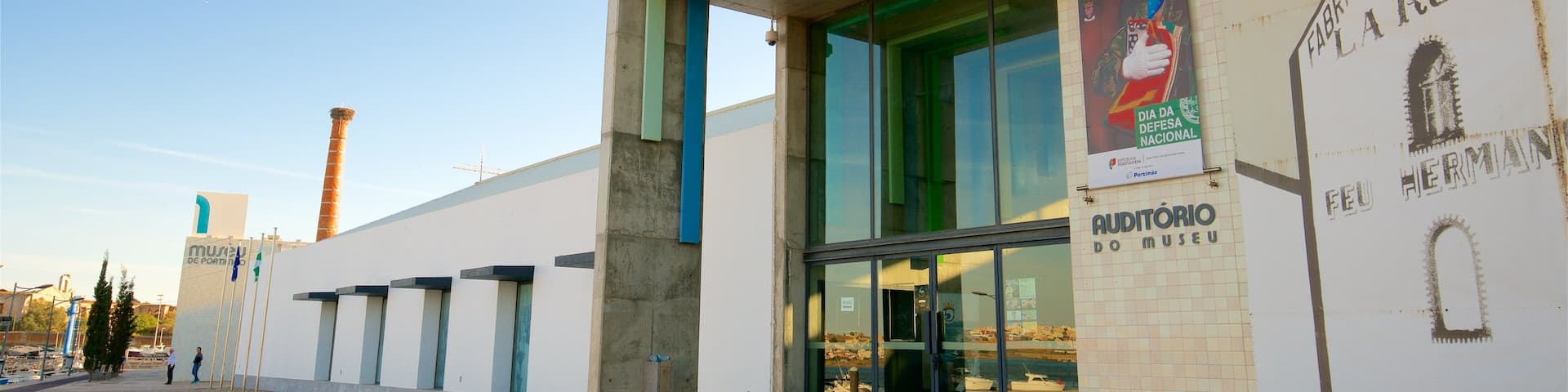 Portimao Museum showing signage