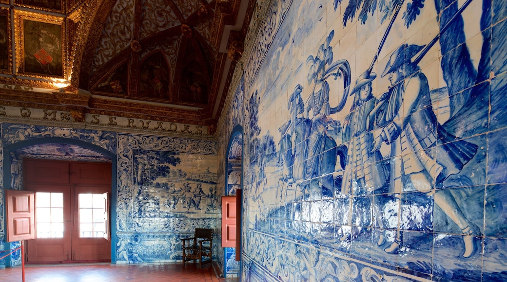 Sintra National Palace showing interior views and heritage elements