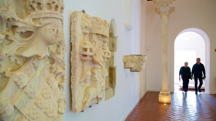 Evora Museum which includes interior views and heritage elements as well as a couple