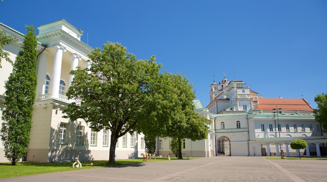 Presidentpalasset som inkluderer torg eller plass