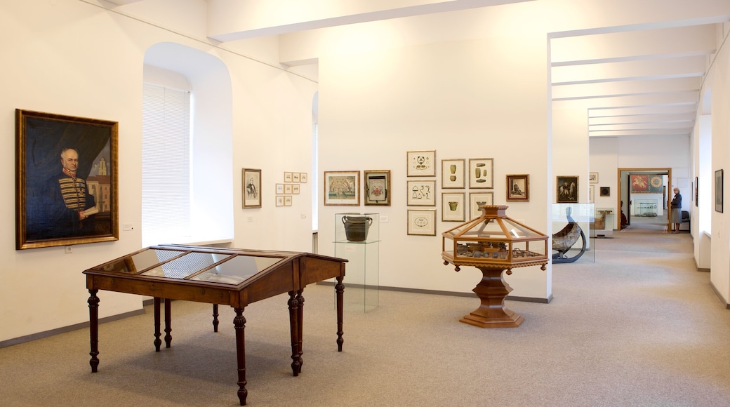 National Museum of Lithuania featuring interior views