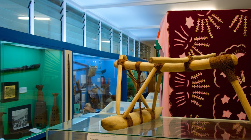 Rarotonga which includes interior views