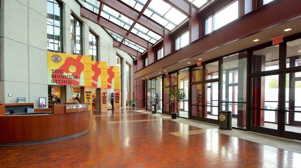 Country Music Hall of Fame and Museum showing interior views