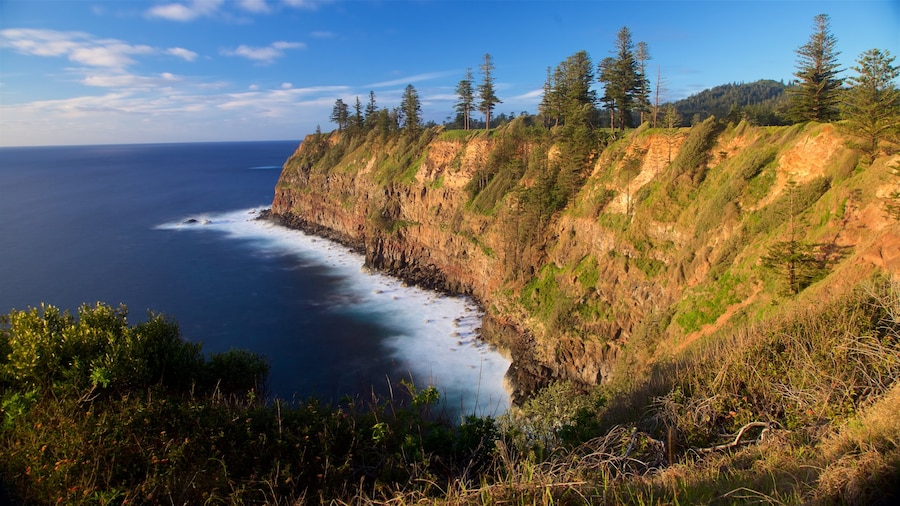 Norfolk Island featuring rugged coastline and general coastal views