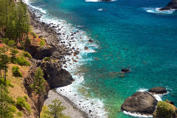 Anson Bay Beach featuring rugged coastline and general coastal views