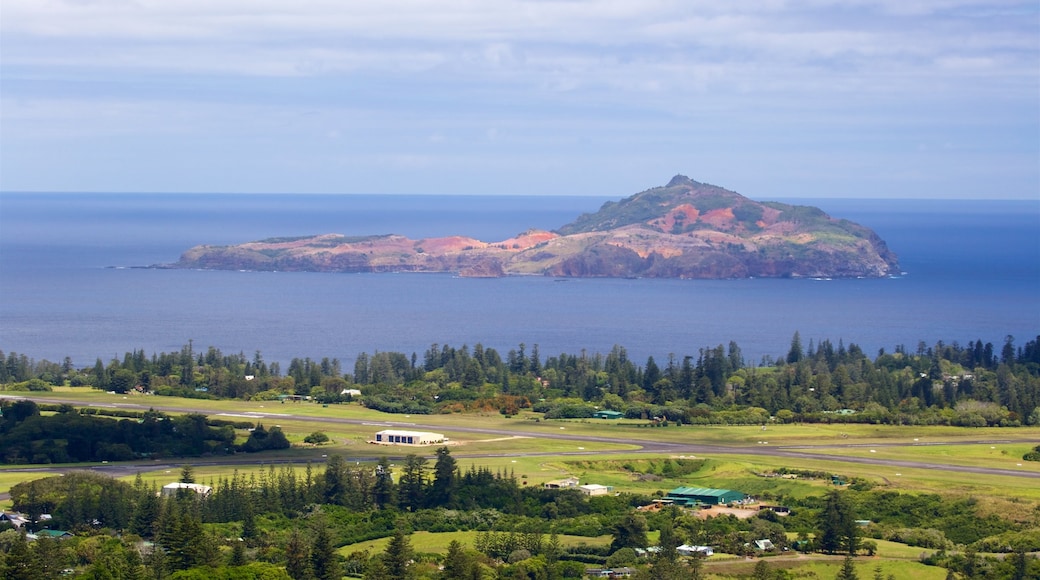 Mount Pitt showing tranquil scenes, general coastal views and island images